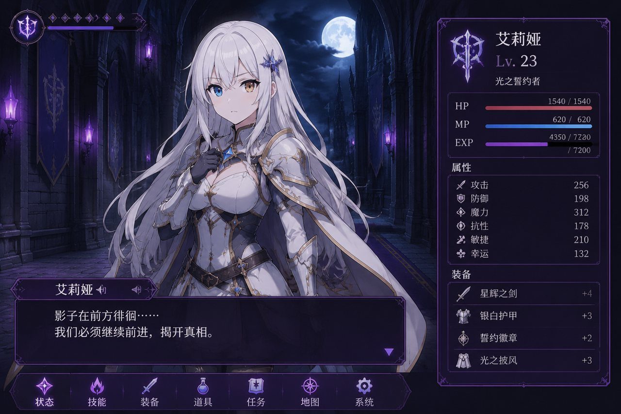 光与影的二重身 日式奇幻RPG 画面 5