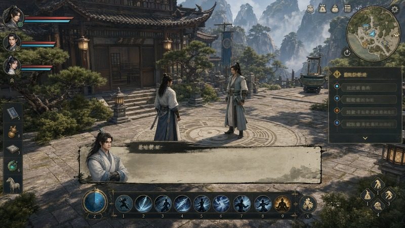 金庸群侠传5爱与死仙狐MOD六周年 场景演出 页面配图 3