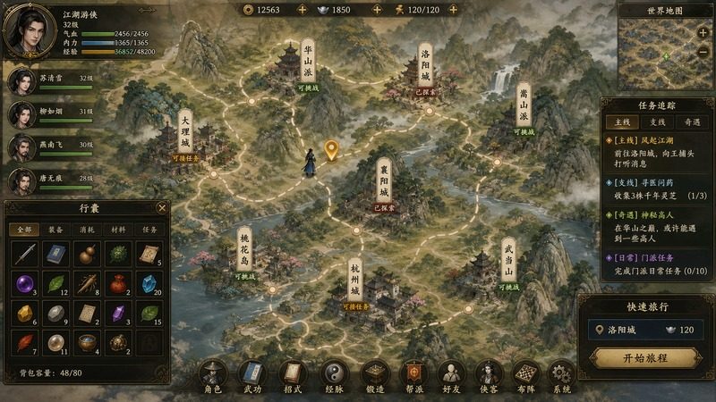 金庸群侠传5爱与死仙狐MOD六周年 场景演出 展示图 5