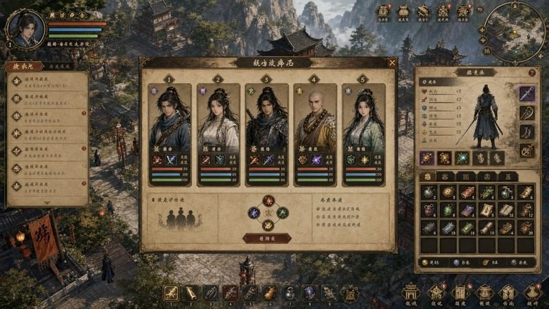 金庸群侠传5爱与死仙狐MOD六周年 场景演出 场景图 8